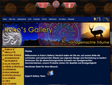 Tablet Screenshot of koko-s-gallery.com